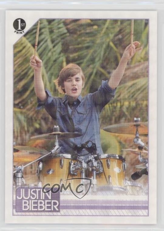 2010 Panini Justin Bieber prima stampa Prisma Justin Bieber #66 0p1e