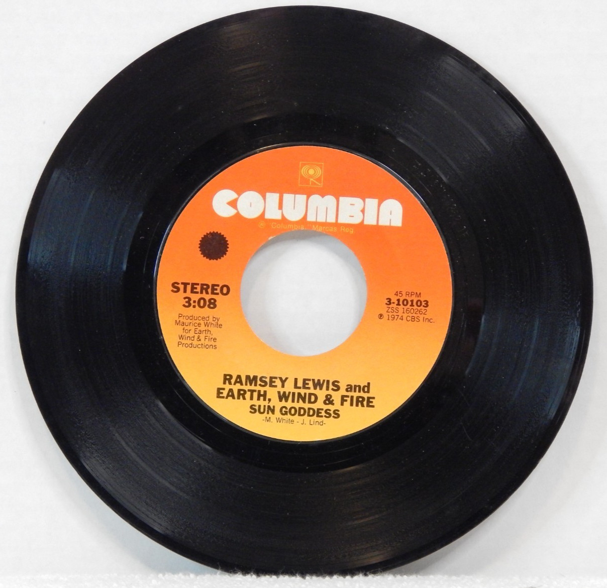 Ramsey Lewis / Earth Wind & Fire - Sun Goddess-1975 Columbia 7" 45 Single Record
