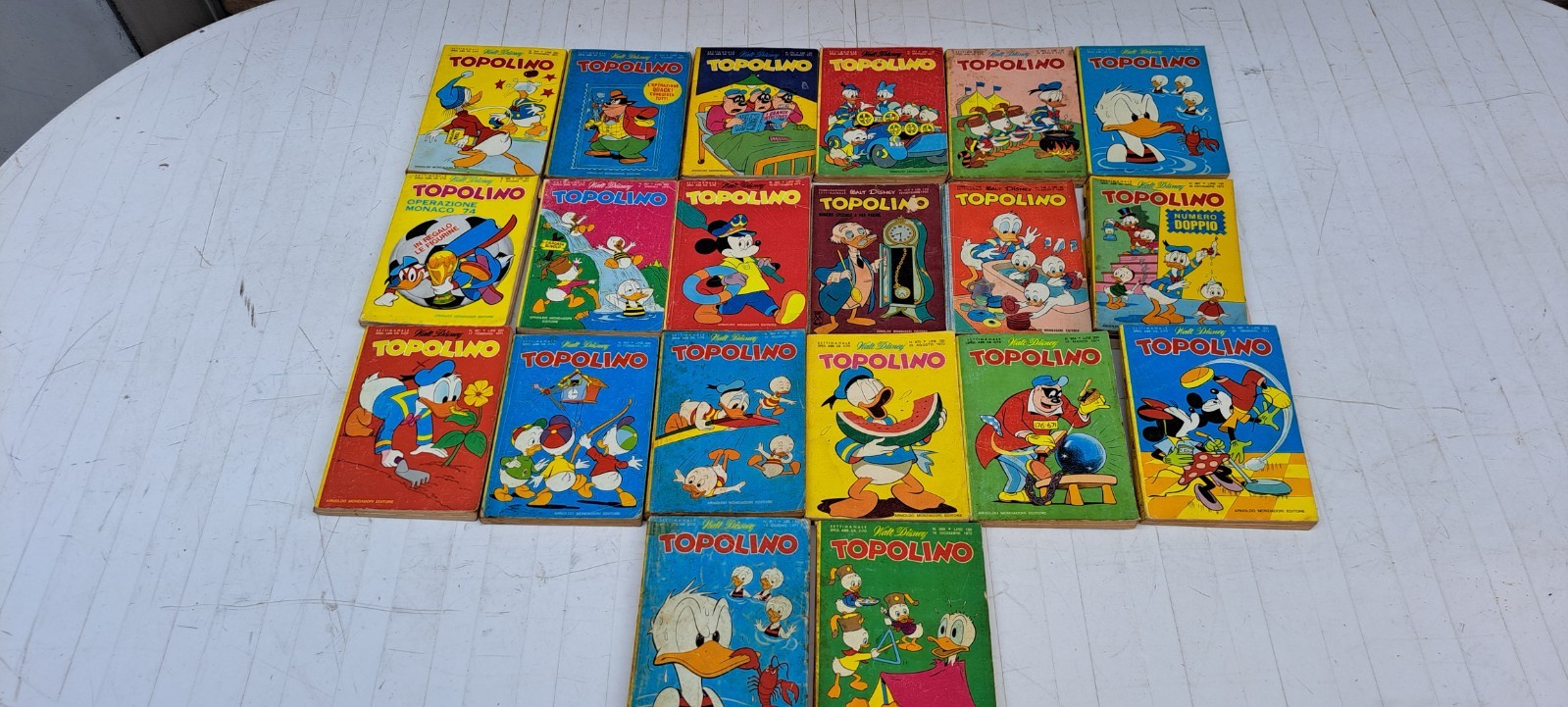 Topolino Lotto 20 Fumetti anni 60/70 Walt Disney 