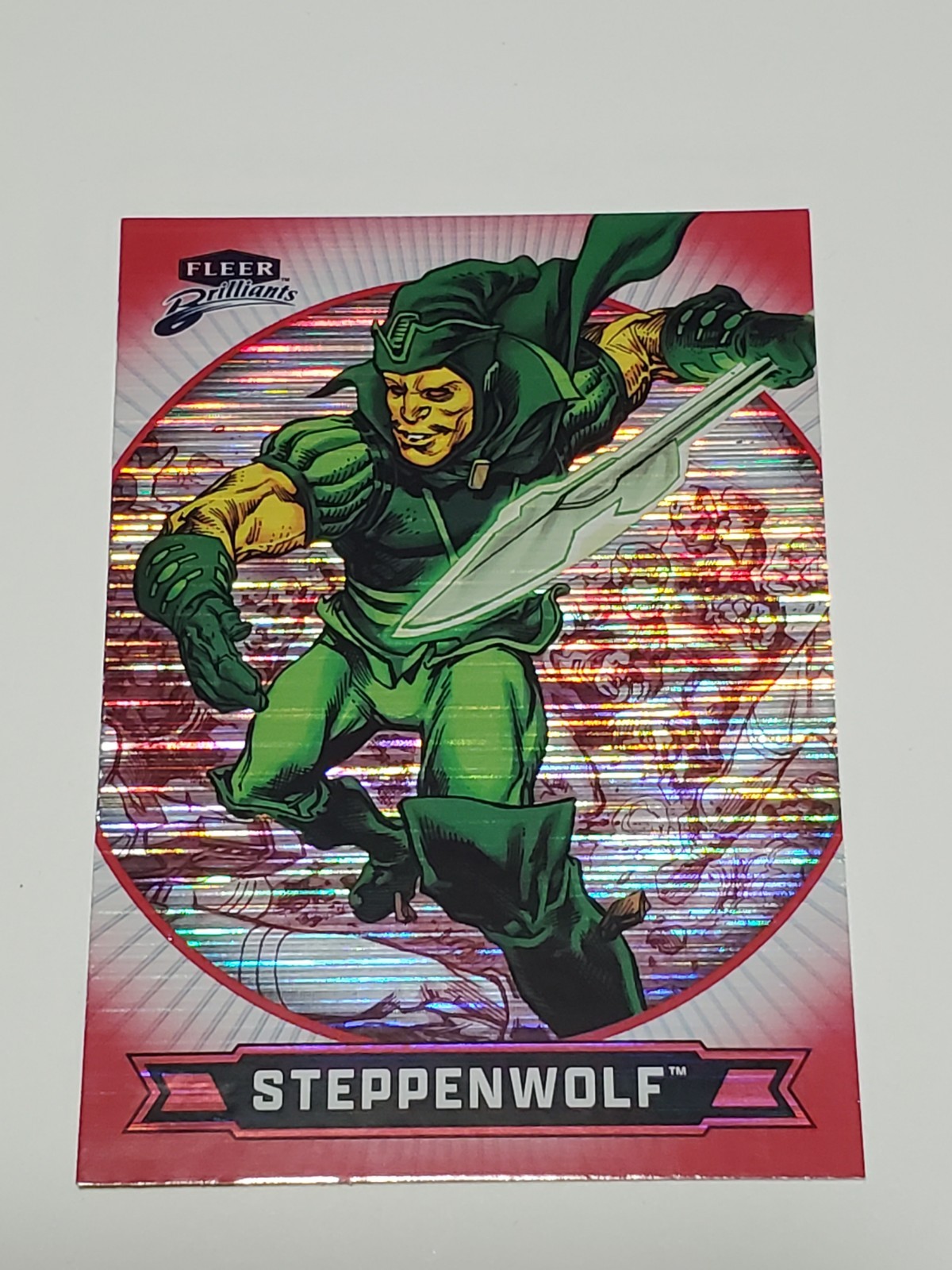 Fleer Brilliants Superman - Steppenwolf #65 Red Heat Vision Parallel 1649/ 1938