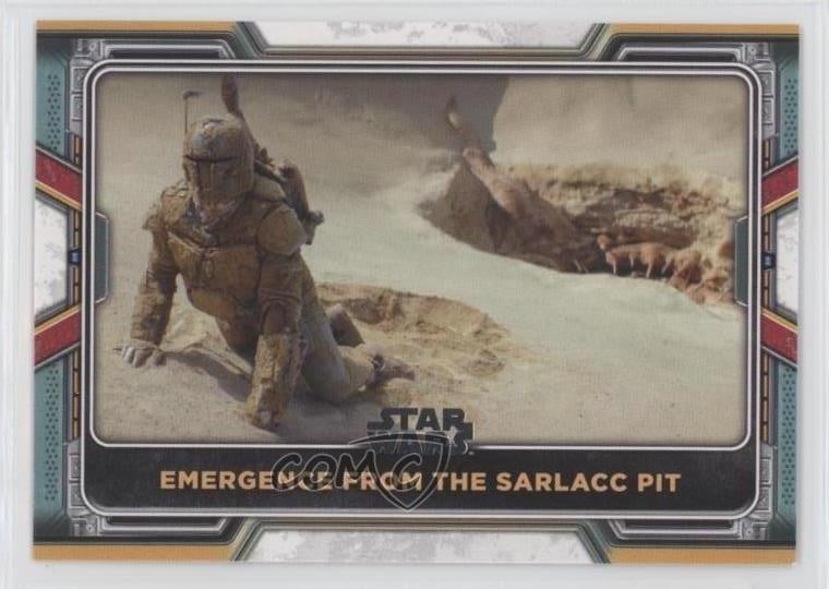 2022 Topps Star Wars Il Libro di Boba Fett Emergenza da Sarlacc Pit #3 08rj