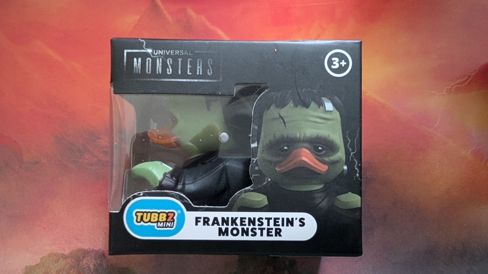 TUBBZ Mini Mostri Universali Frankenstein Cosplay Gomma Anatra Jeep NUOVO
