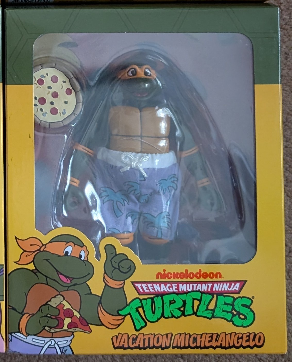 NECA Teenage Mutant Ninja Turtles Vacation Michelangelo 7" Action Figure NEW