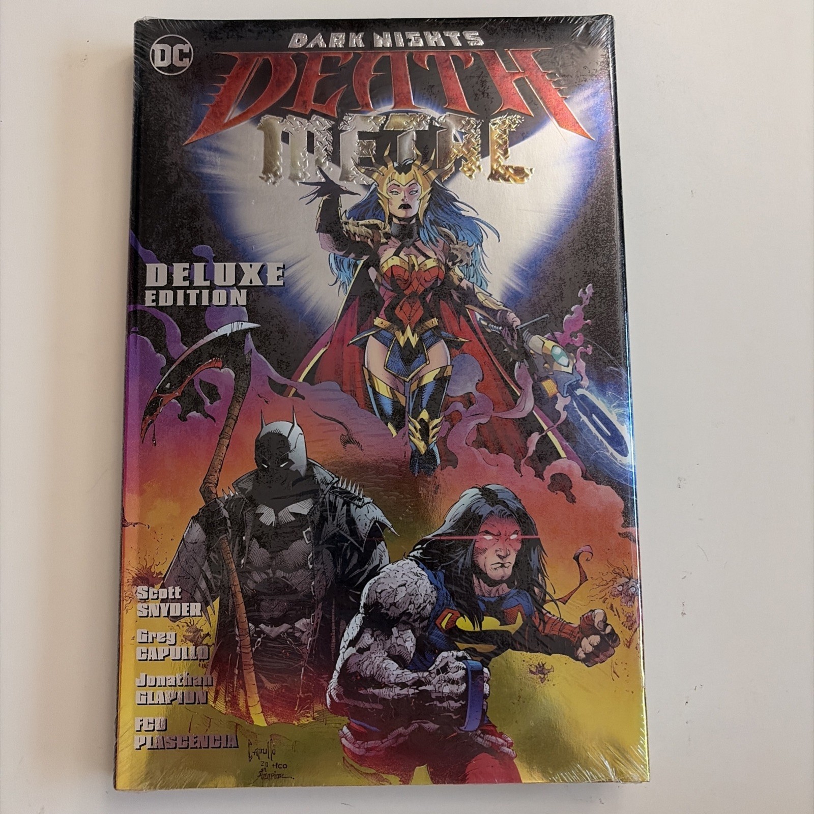 DARK NIGHTS DEATH METAL Deluxe Edition DC Comics 2021 copertina rigida HC Batman nuovo