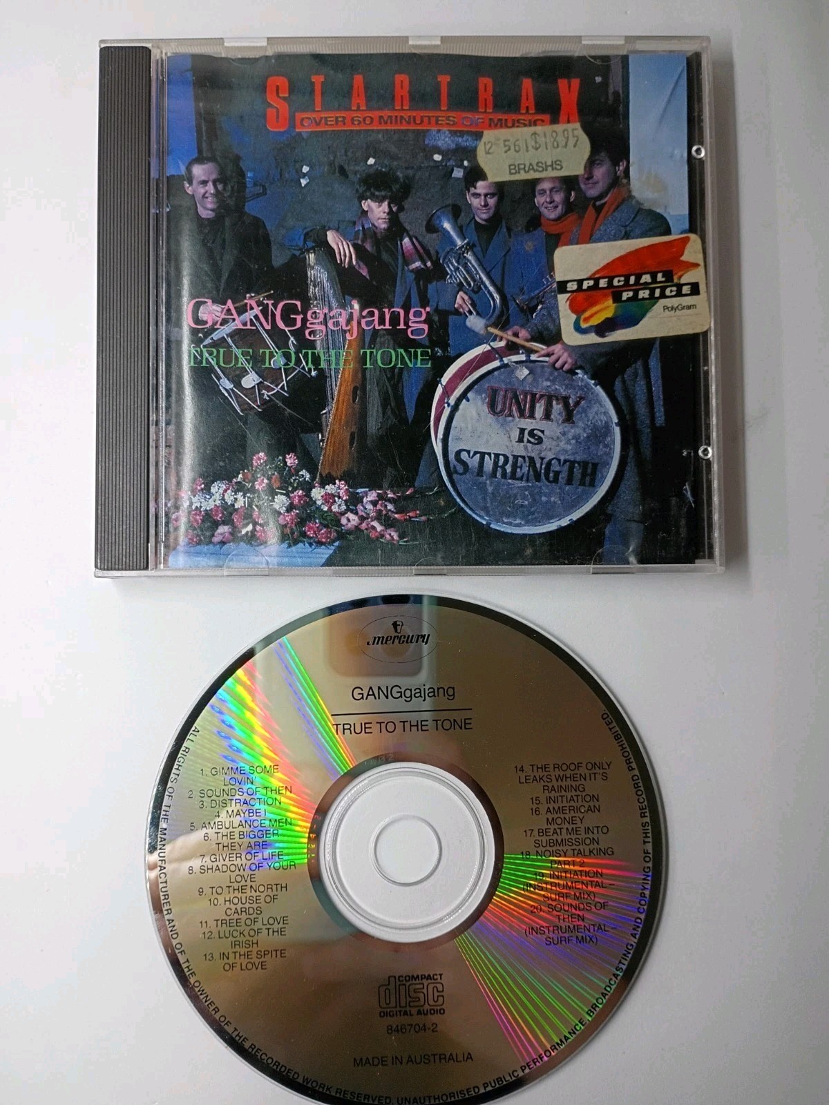 True To The Tone" by the Australian band GANGgajang - MINT DISC!