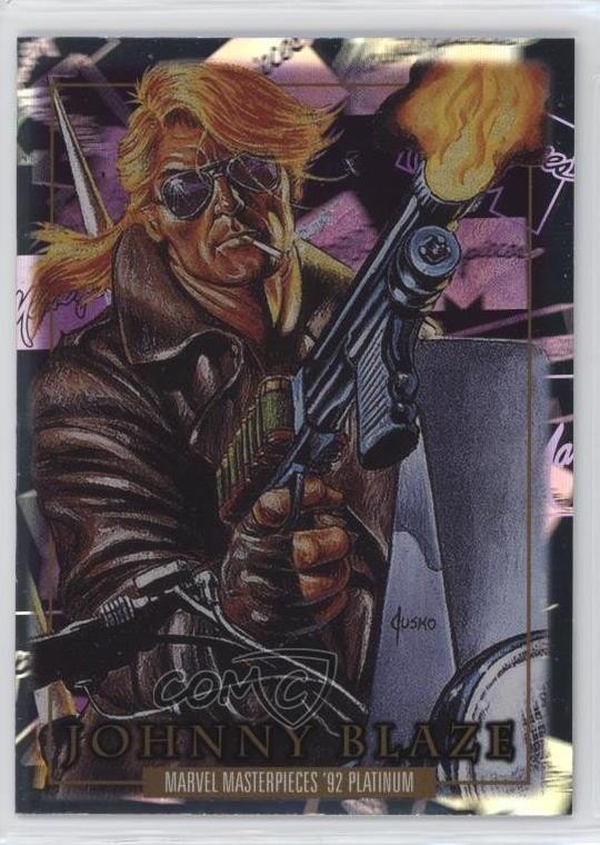 2024 Upper Deck Marvel Masterpieces '92 Holofoil Johnny Blaze #2 0s3