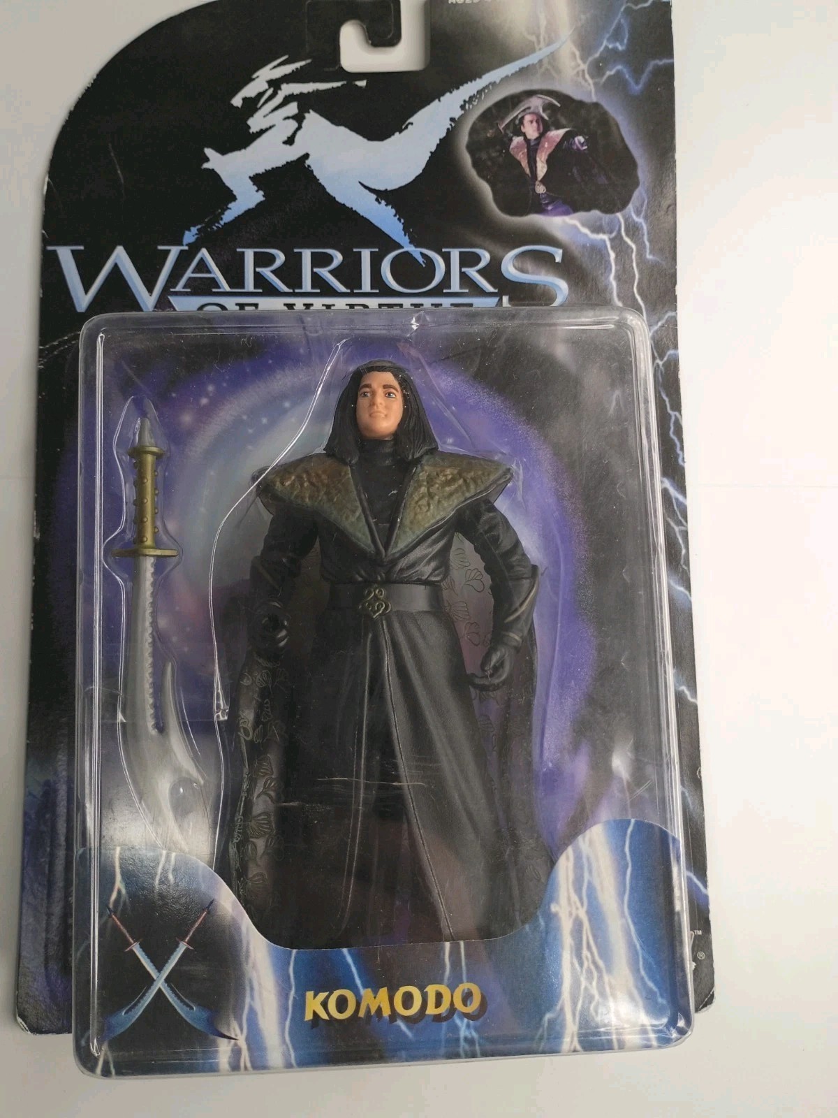 KOMODO WARRIORS OF VIRTUE 6 POLLICI ACTION FIGURE PLAY EM PLAYEM 1997