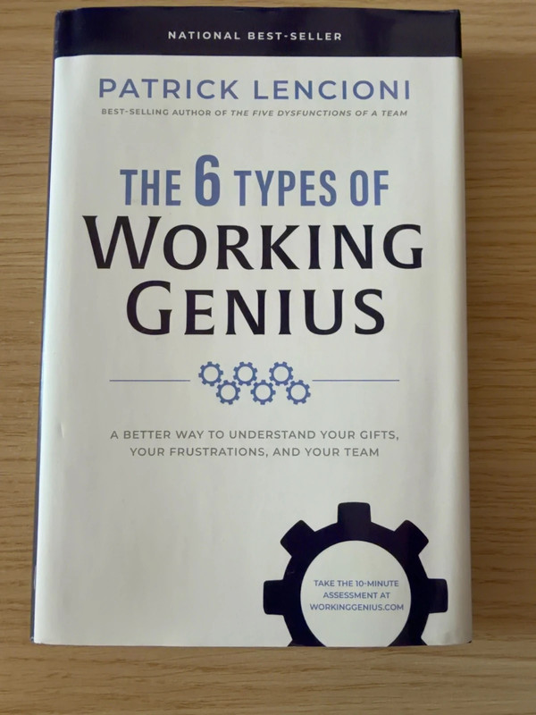The 6 Types of Working Genius | Patrick Lencioni | Hardcover
