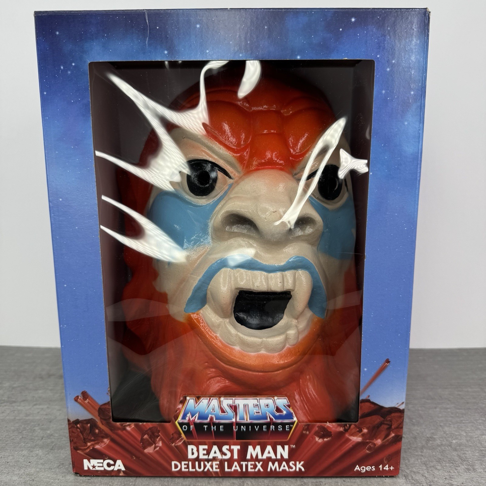 Neca Masters Of The Universe Beast Man Deluxe Latex Collectors Mask - He-Man
