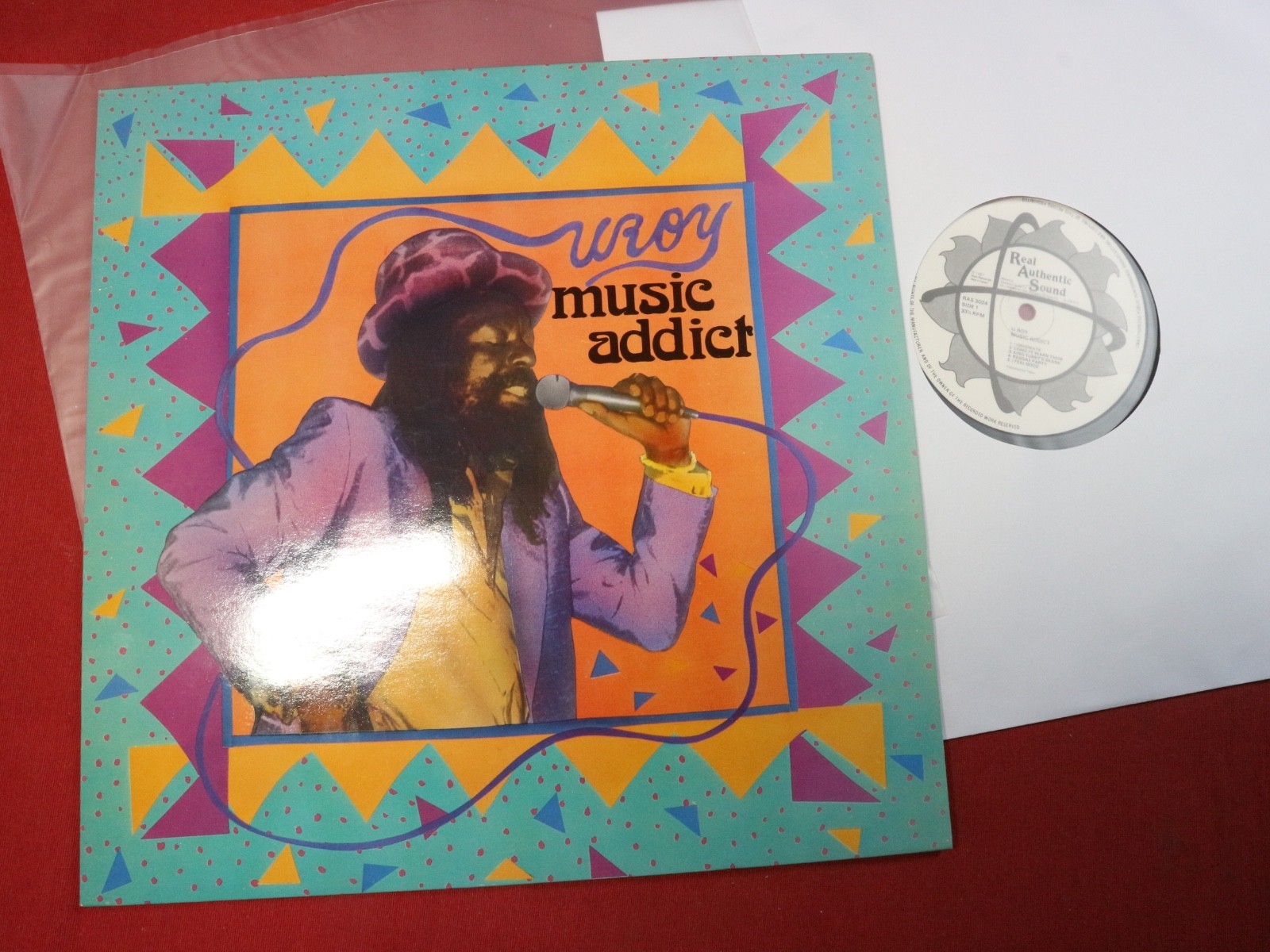 U-Roy  MUSIC ADDICT  -  LP RAS 3024 UK 1987 near mint