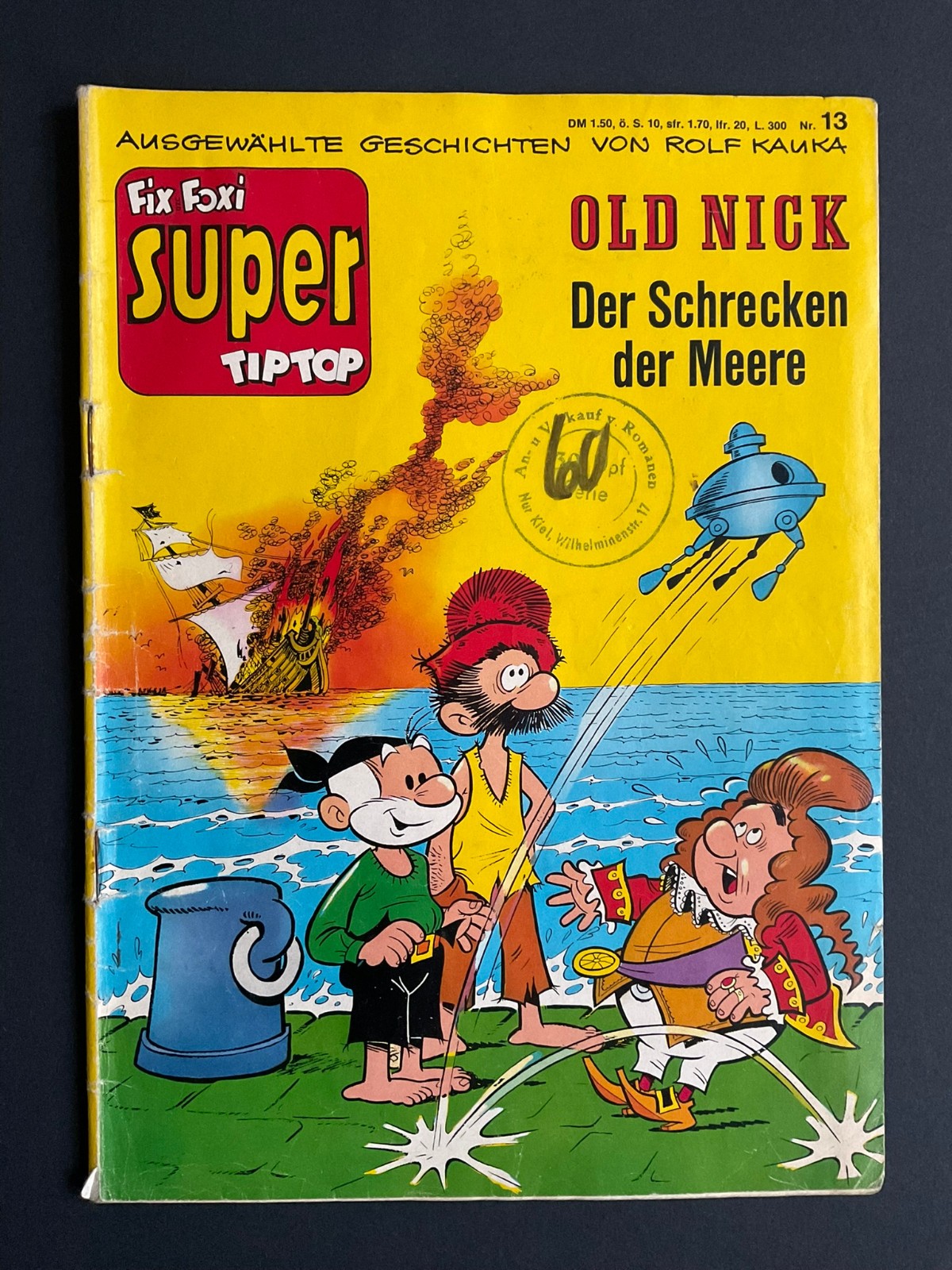 SUPER TIP TOP, n.13, Old Nick (barba nera), GEVACUR 1968