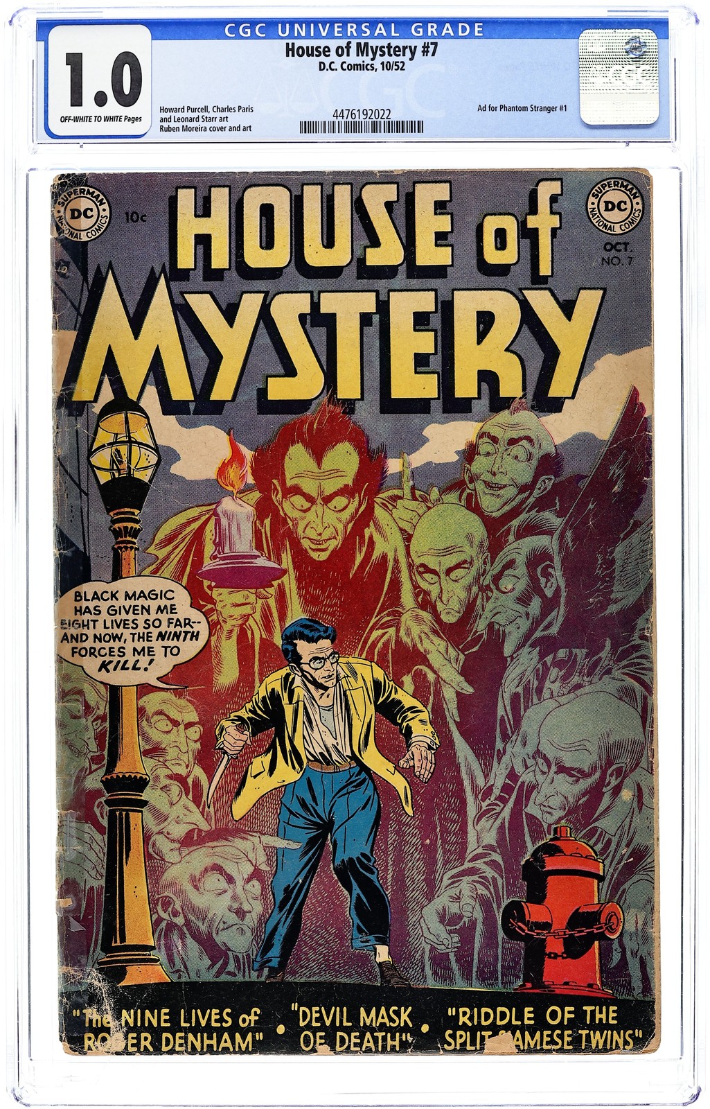 Casa del Mistero #7 CGC 1.0 1952 4476192022