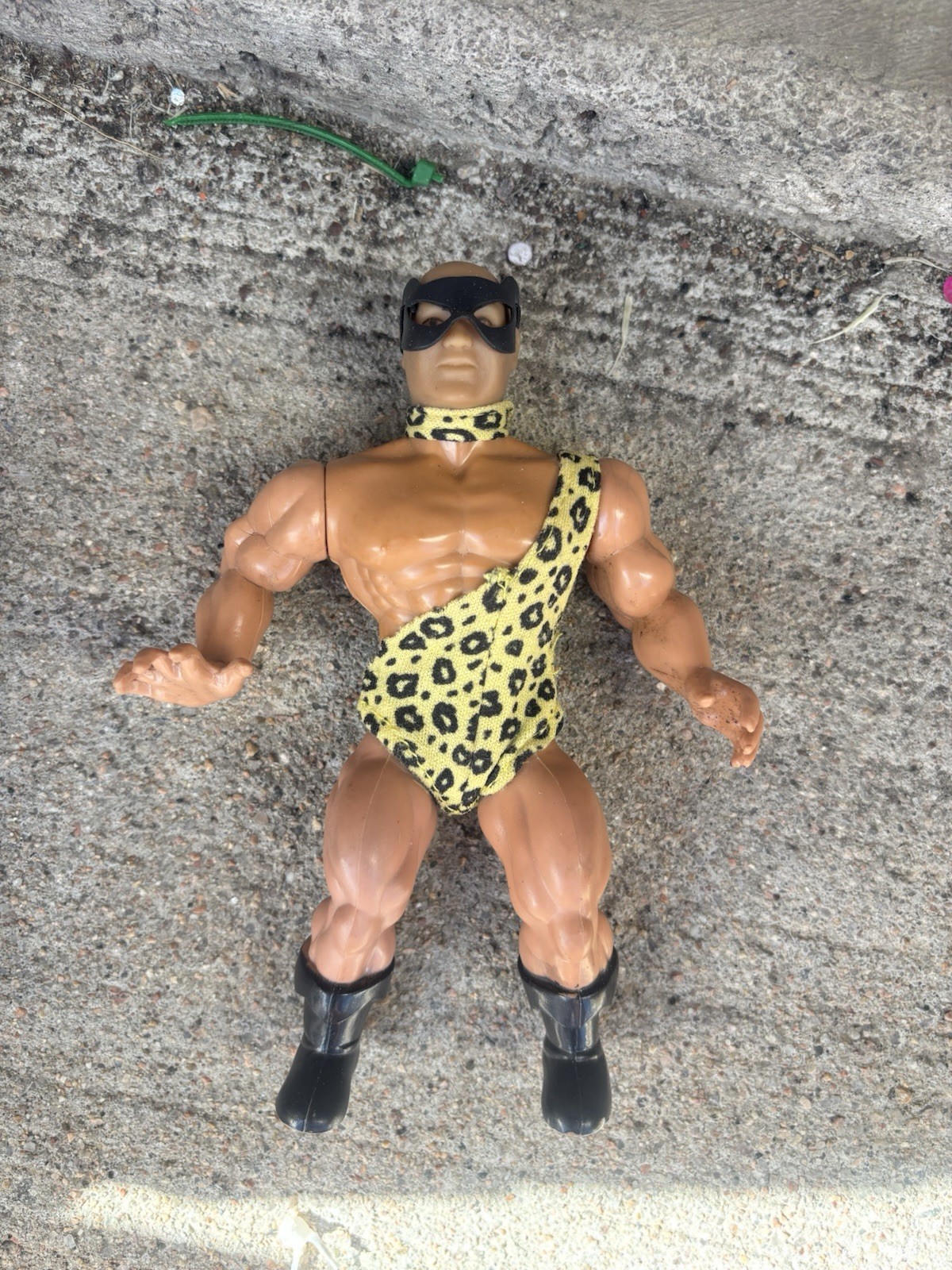 Rara figurina wrestling vintage personalizzata anni 80 Remco AWA WWF NWA LJN HASBRO