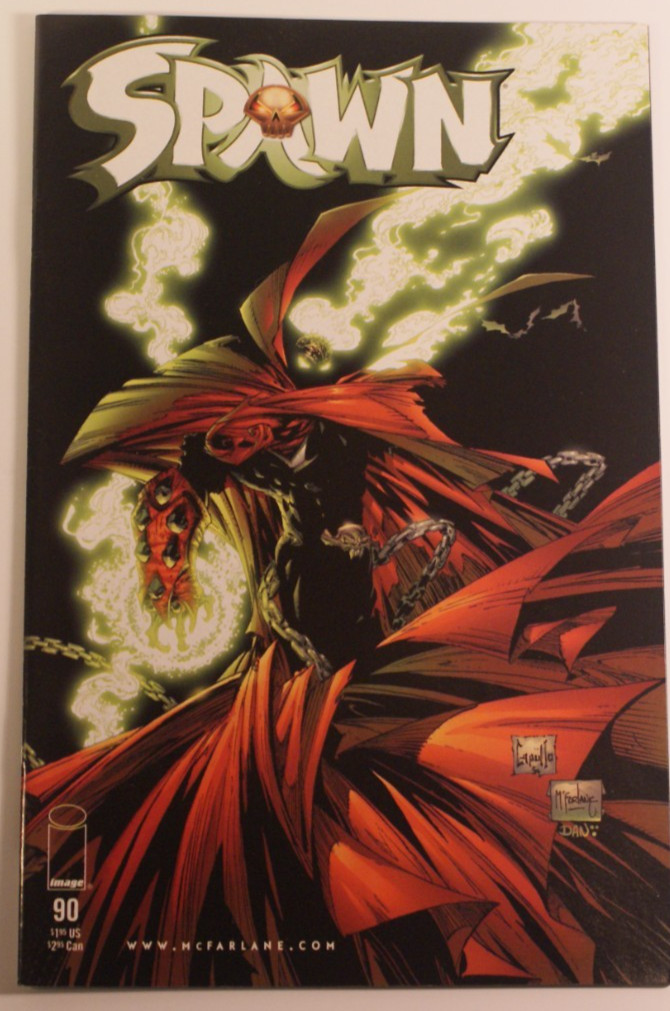 Spawn #90 Low Print Run (Image Comics December 1999) Capullo Pencils