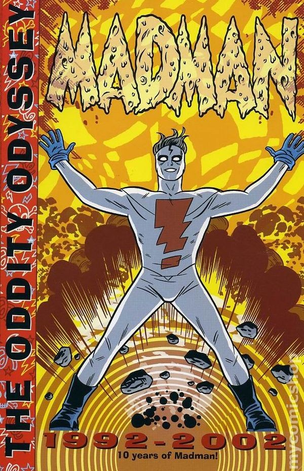 Madman The Oddity Odyssey TPB 10° anniversario #1-1ST FN 2002 immagine stock