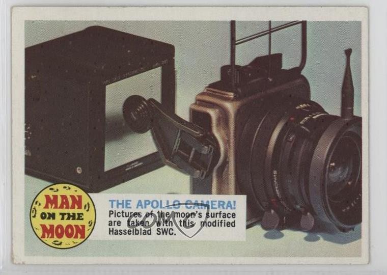 1969 Topps Man on the Moon The Apollo Camera #21A 0y9e