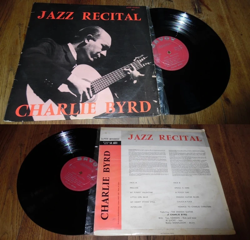 Charlie Byrd – Jazz Recital LP French Press Savoy Jazz Bossa Nova
