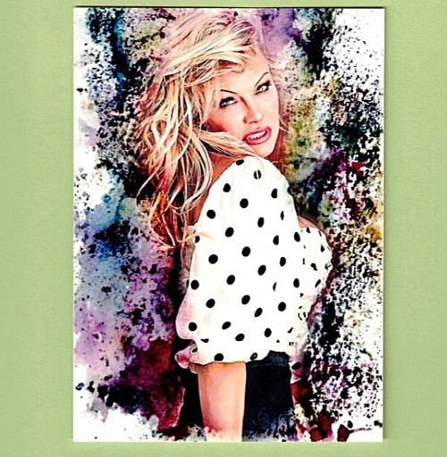 Pamela Anderson 2023 stampe vivaci di Marci ACEO #d 1/5 E877