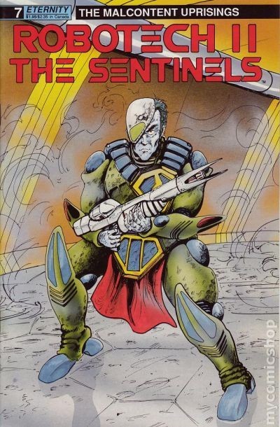 Robotech 2 Le Sentinelle Le Rivolte Malcontent #7 FN 1990 Immagine Stock