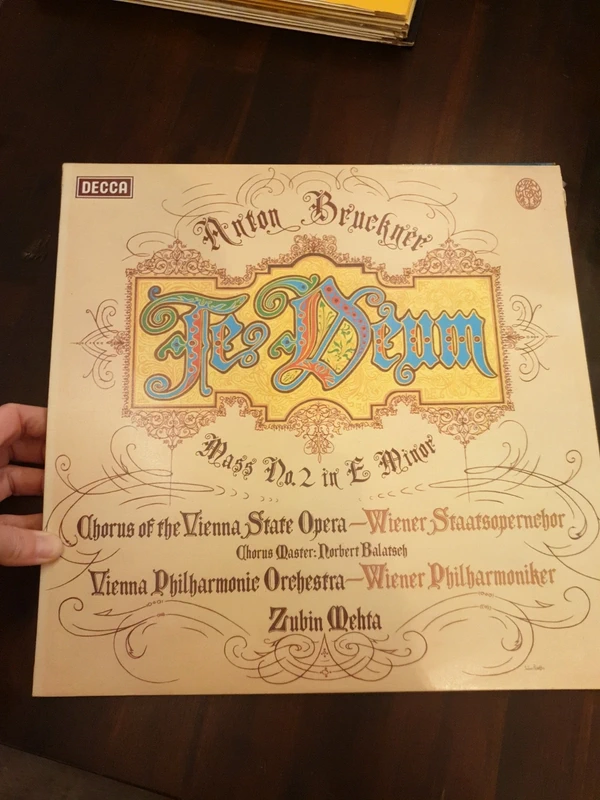 Vinyle bruckner the deum mass non in e minor