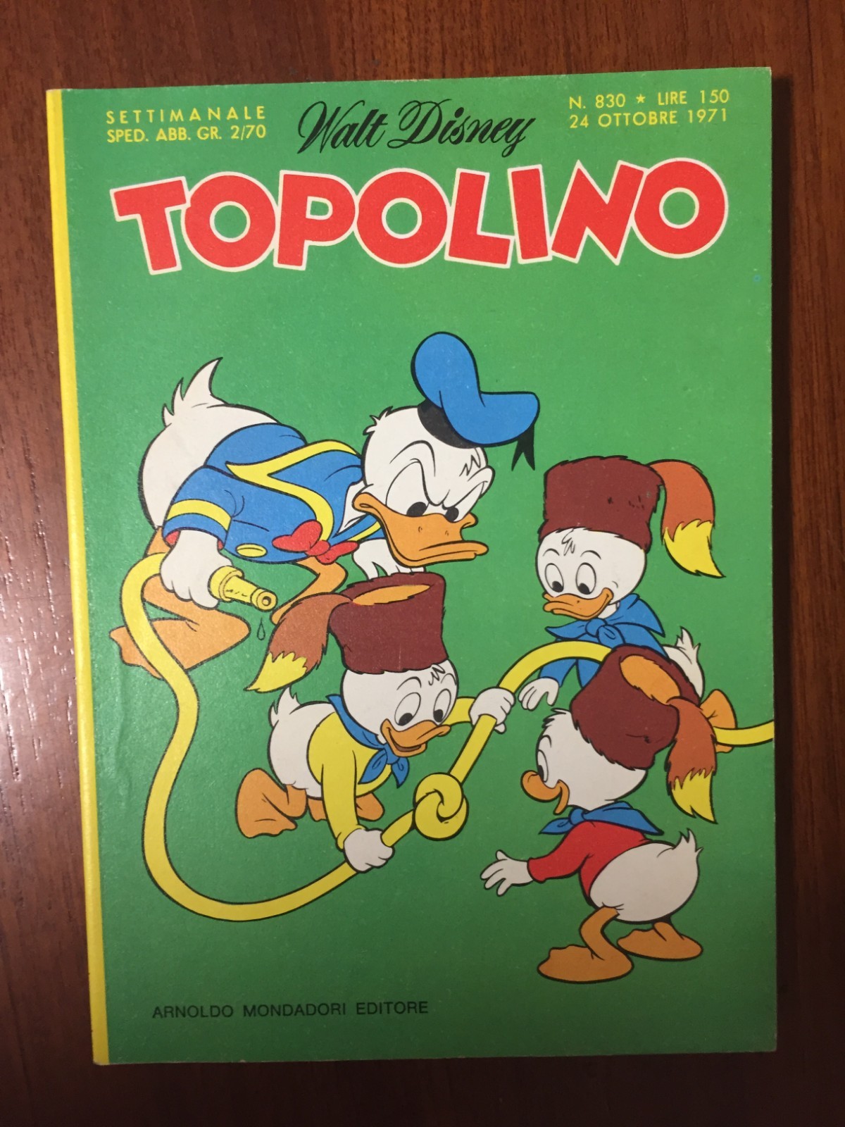 TOPOLINO N° 830, 24 OTTOBRE 1971, CON I BOLLINI. EDICOLA!