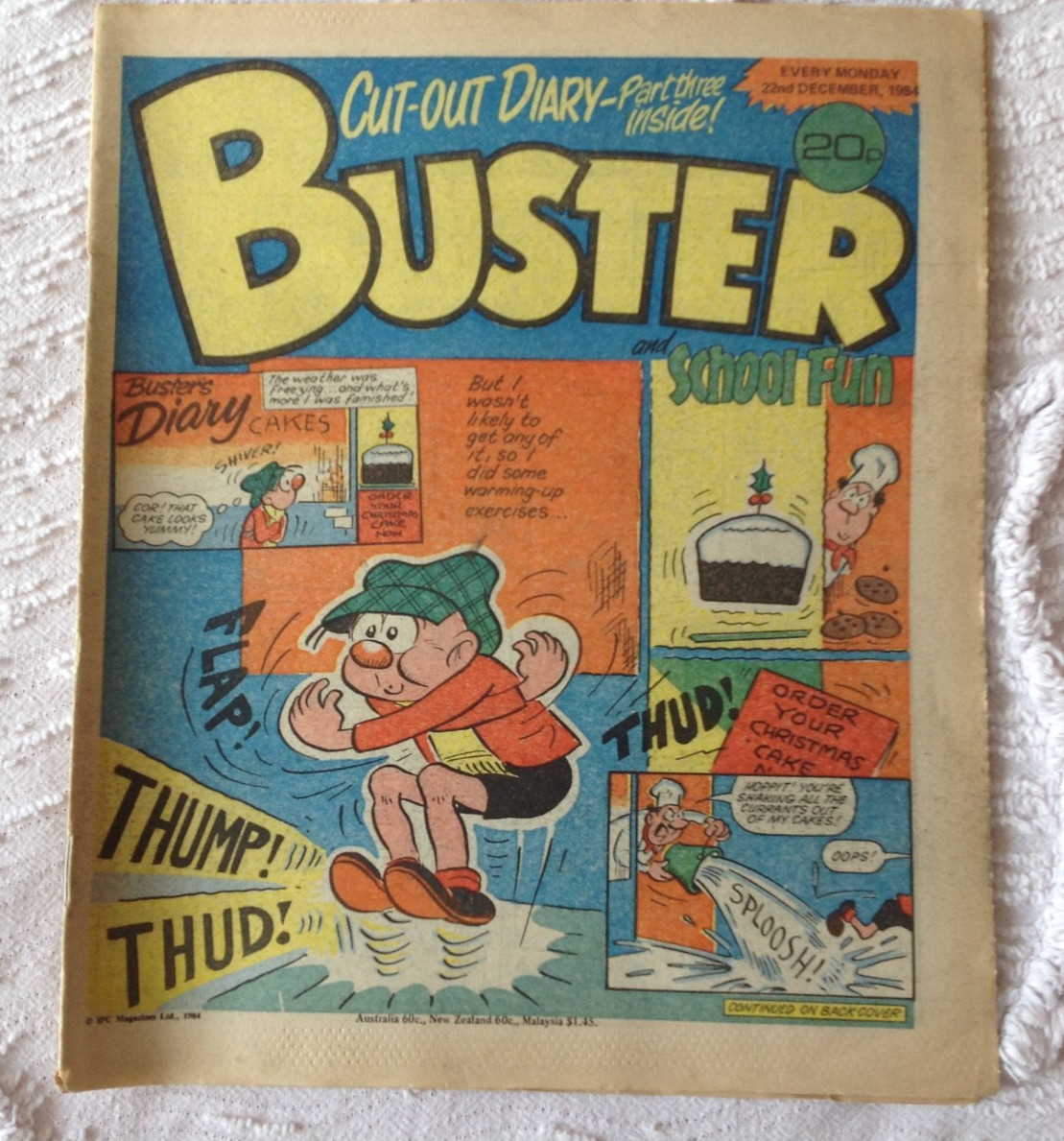 Buster And School Fun Christmas 22 Dec 1984 Vintage IPC British Weekly Comic
