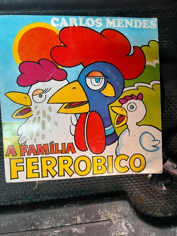 Vinil Carlos Mendes – A Família Ferrobico – Infantil Português – Vintage