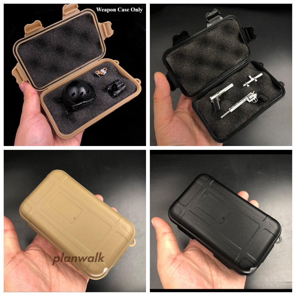 Soldatino seconda guerra mondiale custodia armi personalizzata modello 1/6 per action figure garage 12"