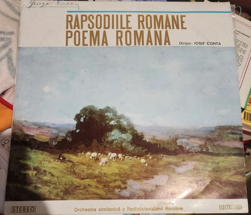 Disque 33 tours Rapsodiile Romane Poema Romana