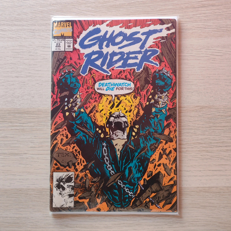 Ghost Rider Vol. 2 #23 (1992) FN/VF “Death Drive” Marvel Comic Book