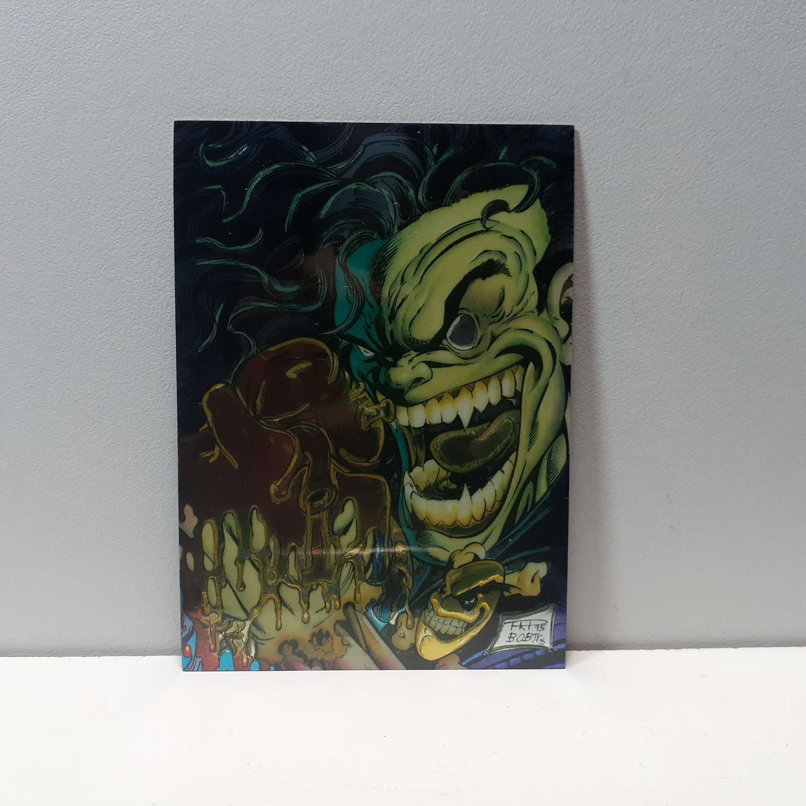 1995 Evil Ernie Krome #82 Cremator's Costume Glow In The Dark Chromium Card