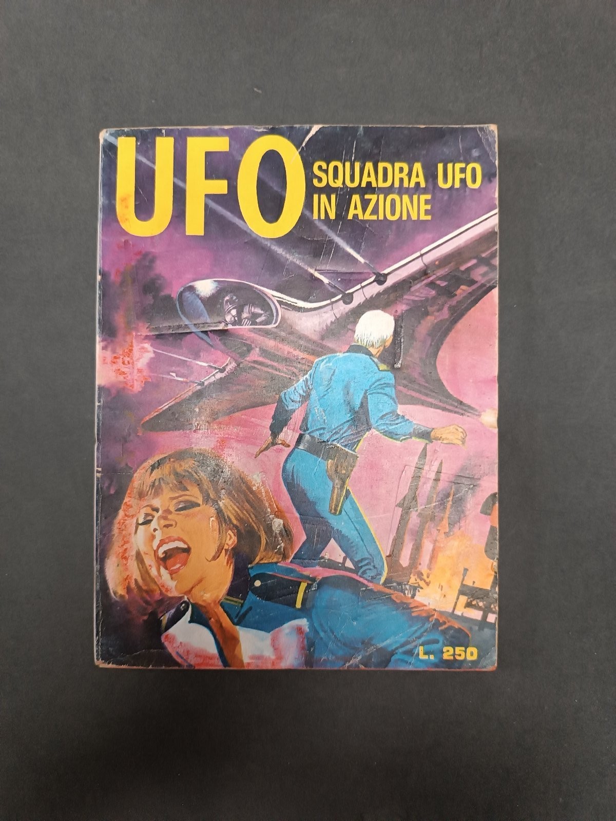 Fumetto UFO n.5 Squadra UFO in Azione Edifumetto 1974 Con Usura di resa