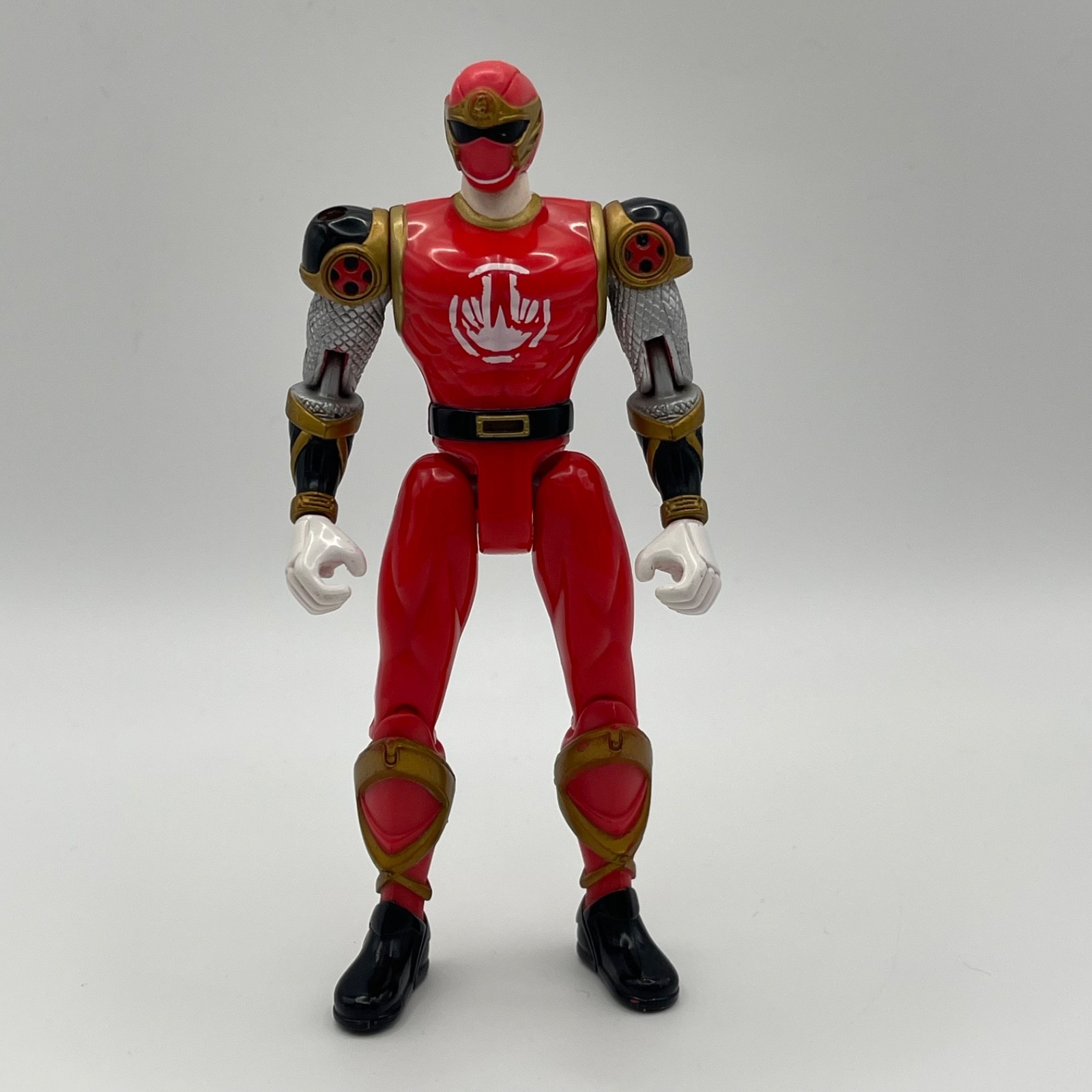 Power Rangers Ninja Storm Red Wind Ranger Modellino Bandai 2002 #11