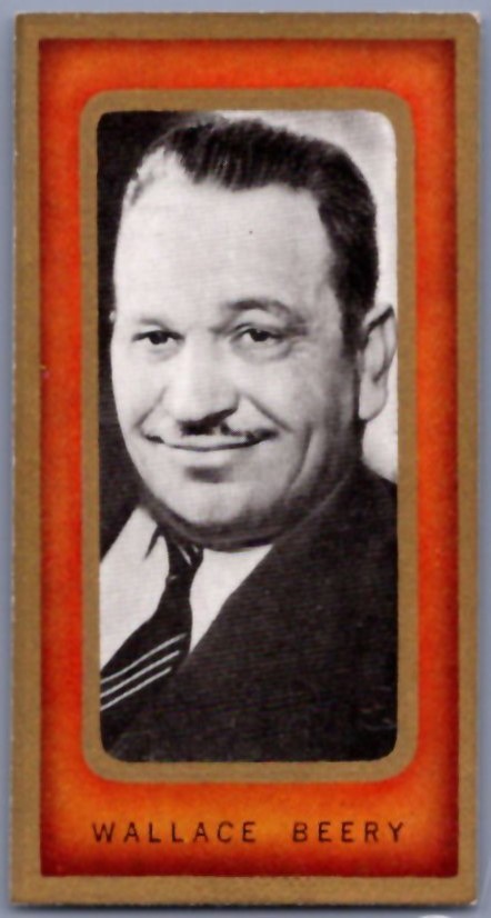 1938 Carreras Film Favourites - Wallace Beery #14 - *EX*