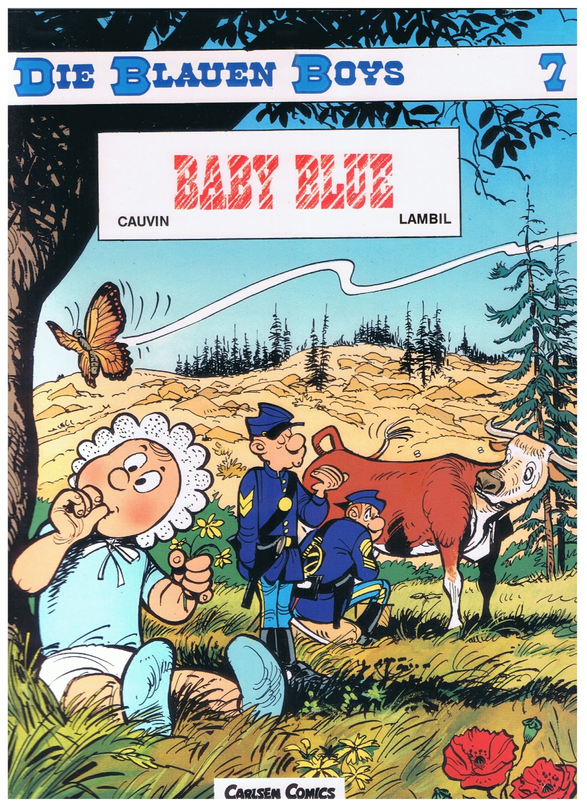 Die Blauen Boys # 7 - Baby Blue - Lambil / Cauvin - 2. Edizione 1996 - buona