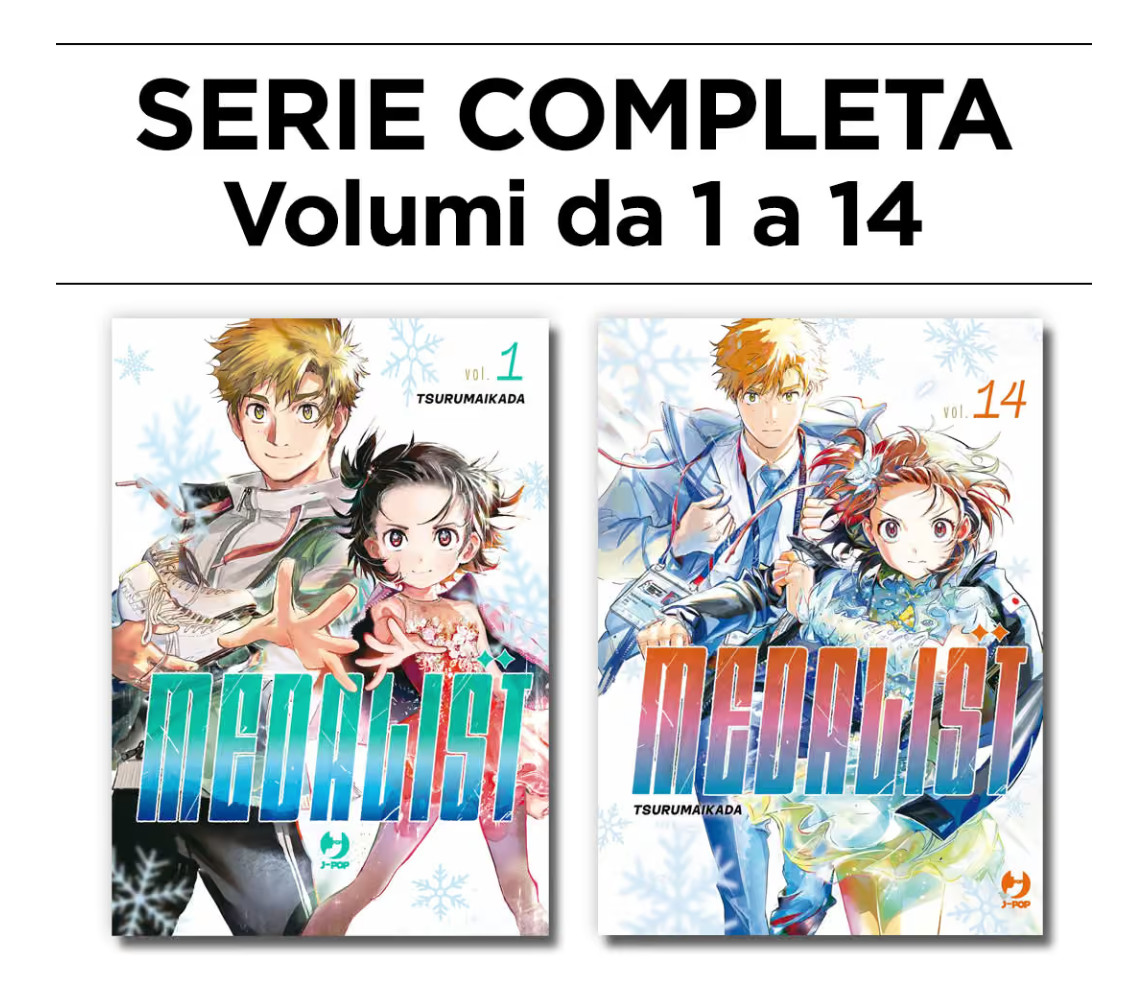 Medalist volumi da 1 a 14 in italiano, nuovi via corriere espresso