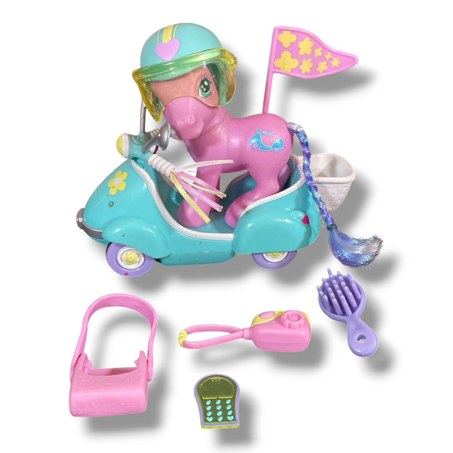 Monopattino My Little Pony MLP G3 Sprite 2005 Scootin lungo con stile sparatutto!