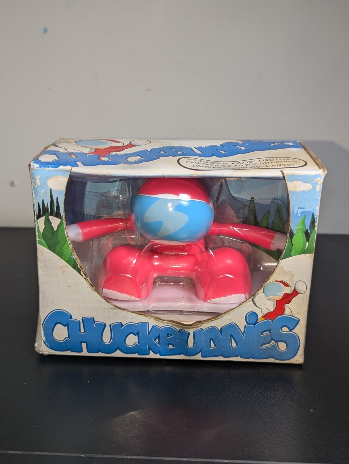 Chuckbuddies Snowboarding Action Figure Red