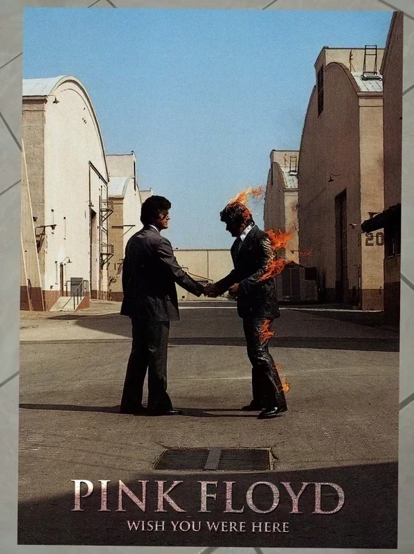 Pink Foyd "Wish you were here" poster