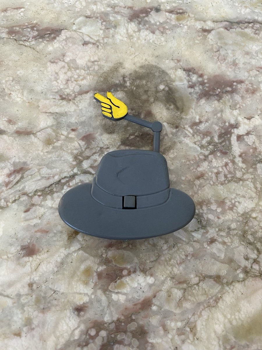 INSPECTEUR GADGET CHAPEAU PIF GADGET 1983 D.I.C LOOSE BEL ETAT !