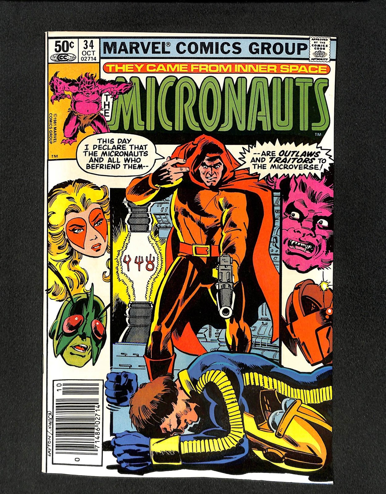 Micronauti #34 Marvel 1981