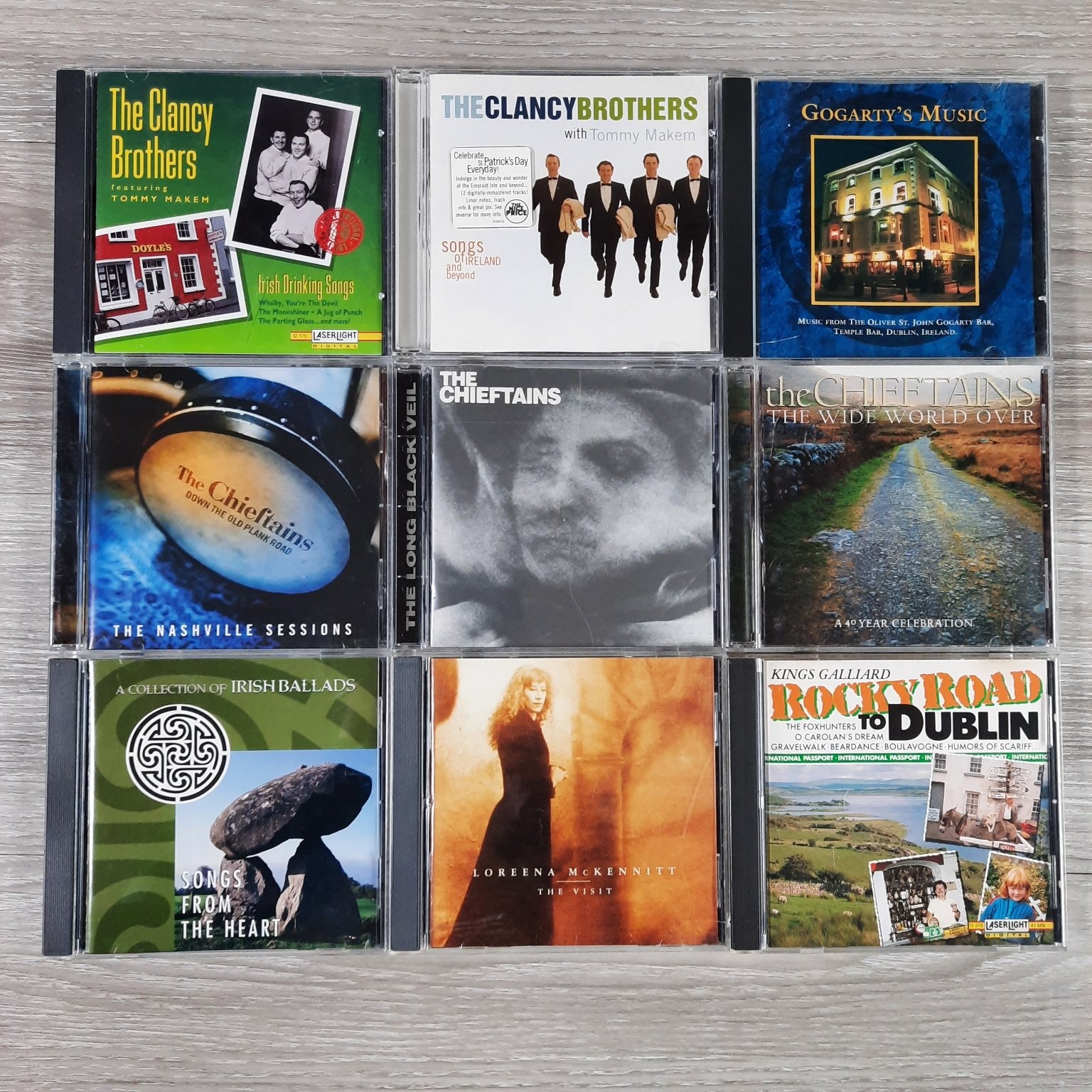 Traditional Celtic Folk CD Lot The Chieftains Clancy Brothers Loreena McKennitt