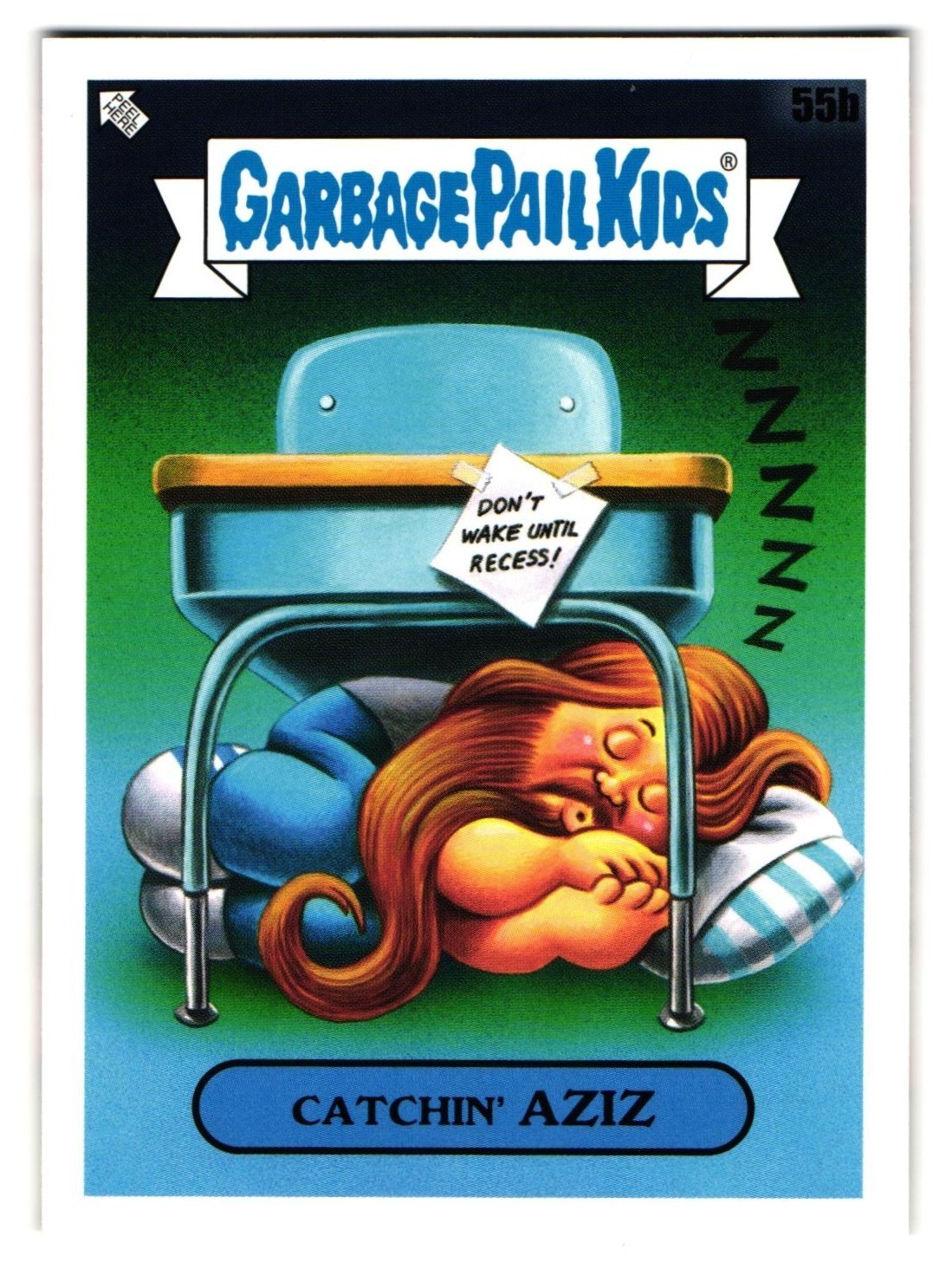 Catchin' AZIZ GPK Garbage Pail Kids 2020 Late To School #55b
