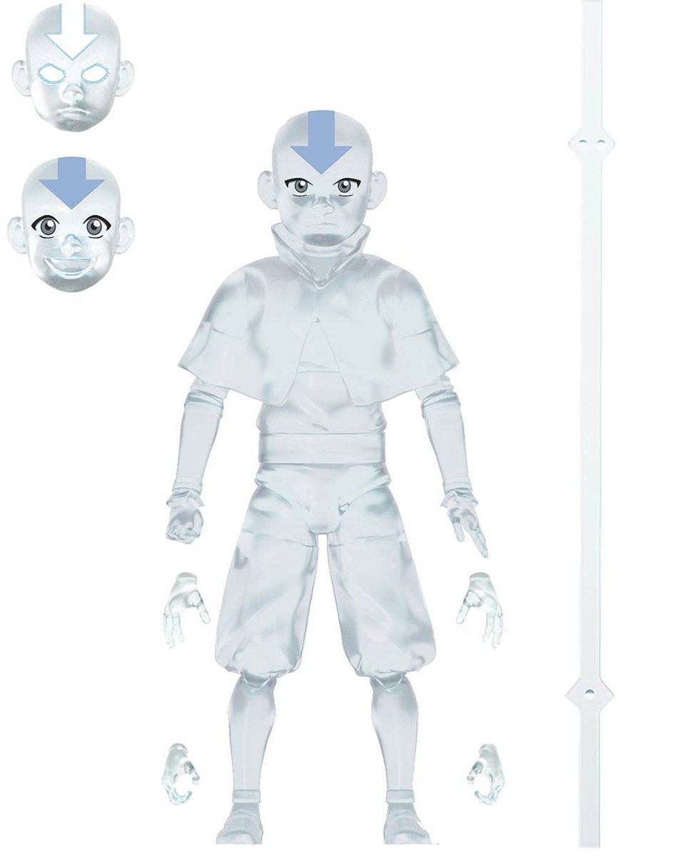 Modellino Avatar l'ultimo dominatore dell'aria BST AXN Aang [SDCC 2022 versione spirito]