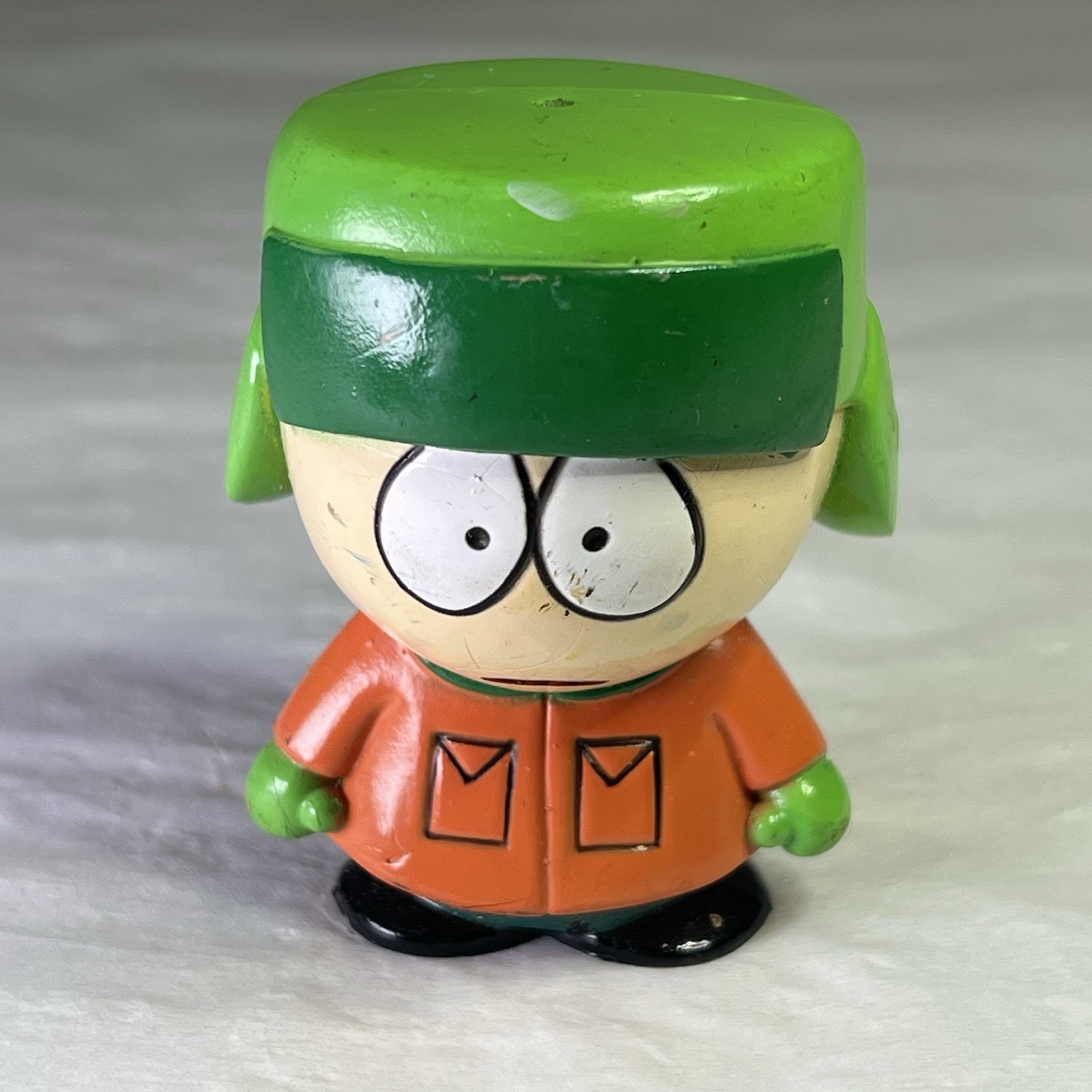 Figurina da collezione VINTAGE 1998 Comedy Central South Park KYLE 6,5" arancione verde