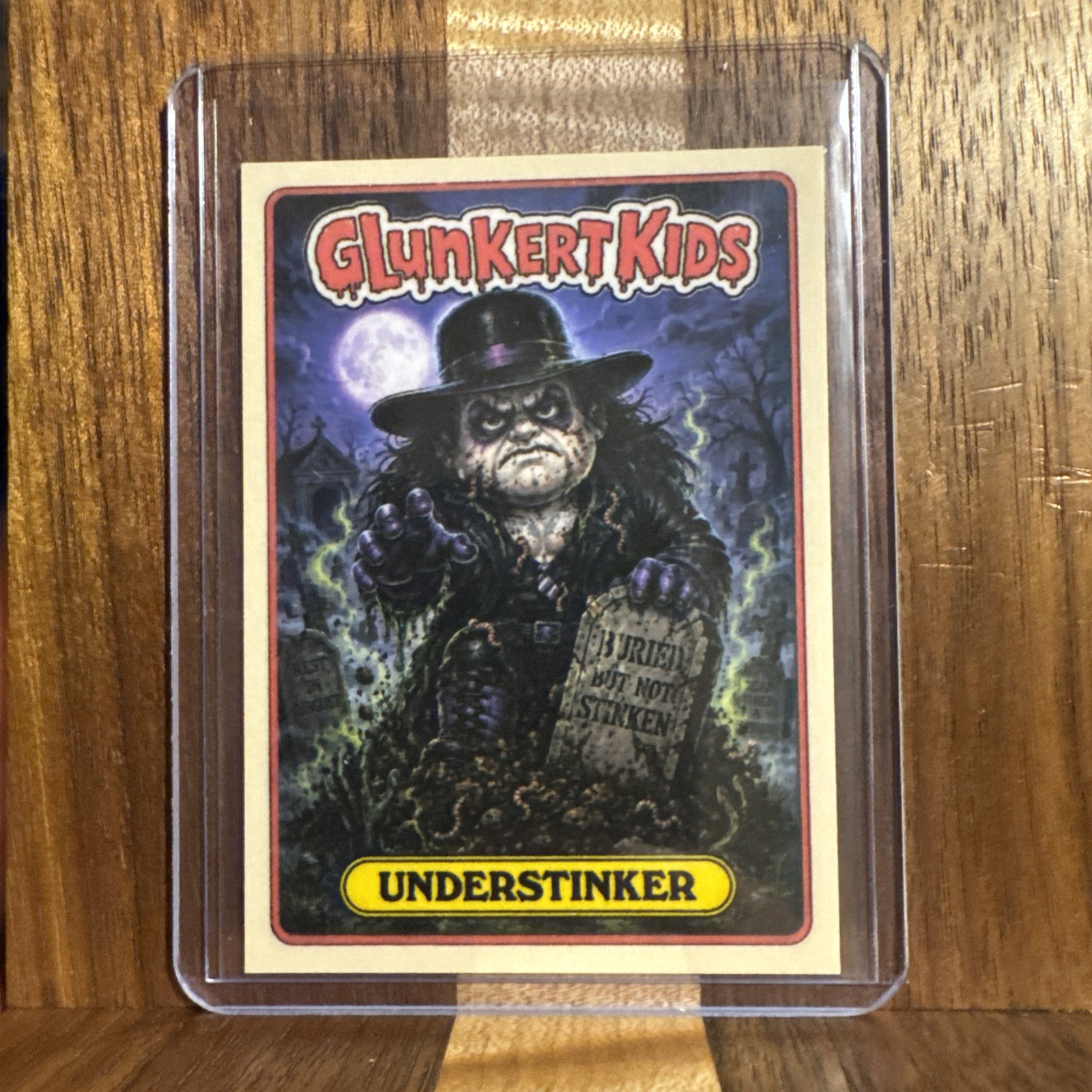 Glunkert Kids Understinker Undertaker Gpk Parody Art Card