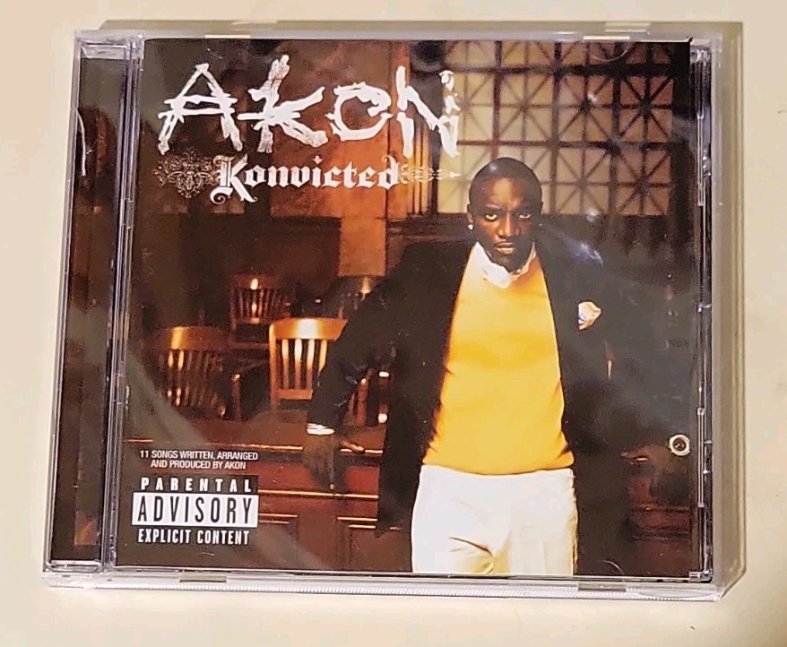 Akon - Konvicted CD (2006, Univetsal / BMG) PA R&B Hip Hop Classic