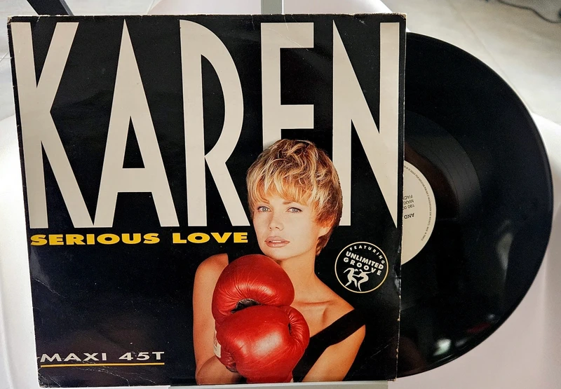 Maxi 45T - Karen Featuring Unlimited Groove – Serious Love