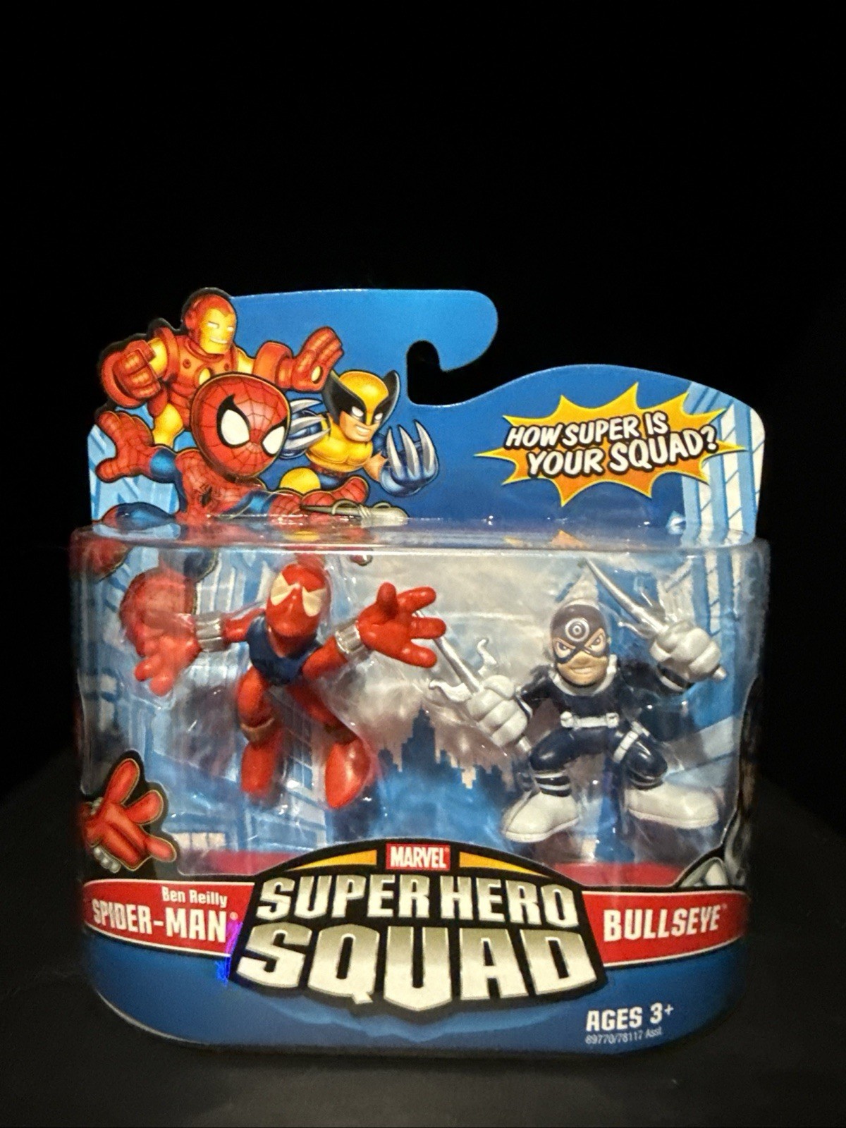 NEW Hasbro Super Hero Squad BEN REILLY SPIDER-MAN Bullseye Marvel 2008