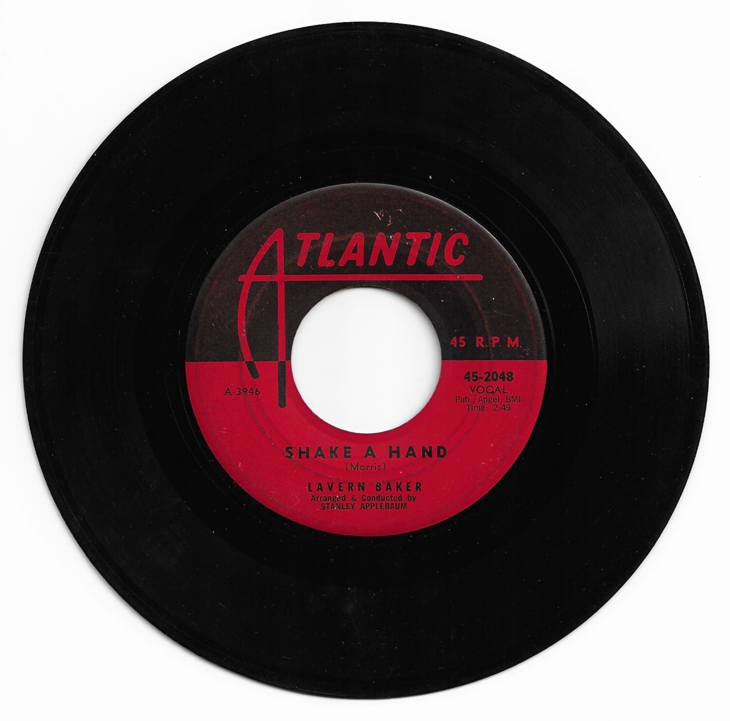 R & B 45 LAVERN BAKER SHAKE A HAND ON ATLANTIC  VG ORIGINAL